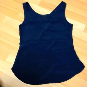 J Crew Basic Navy Tank